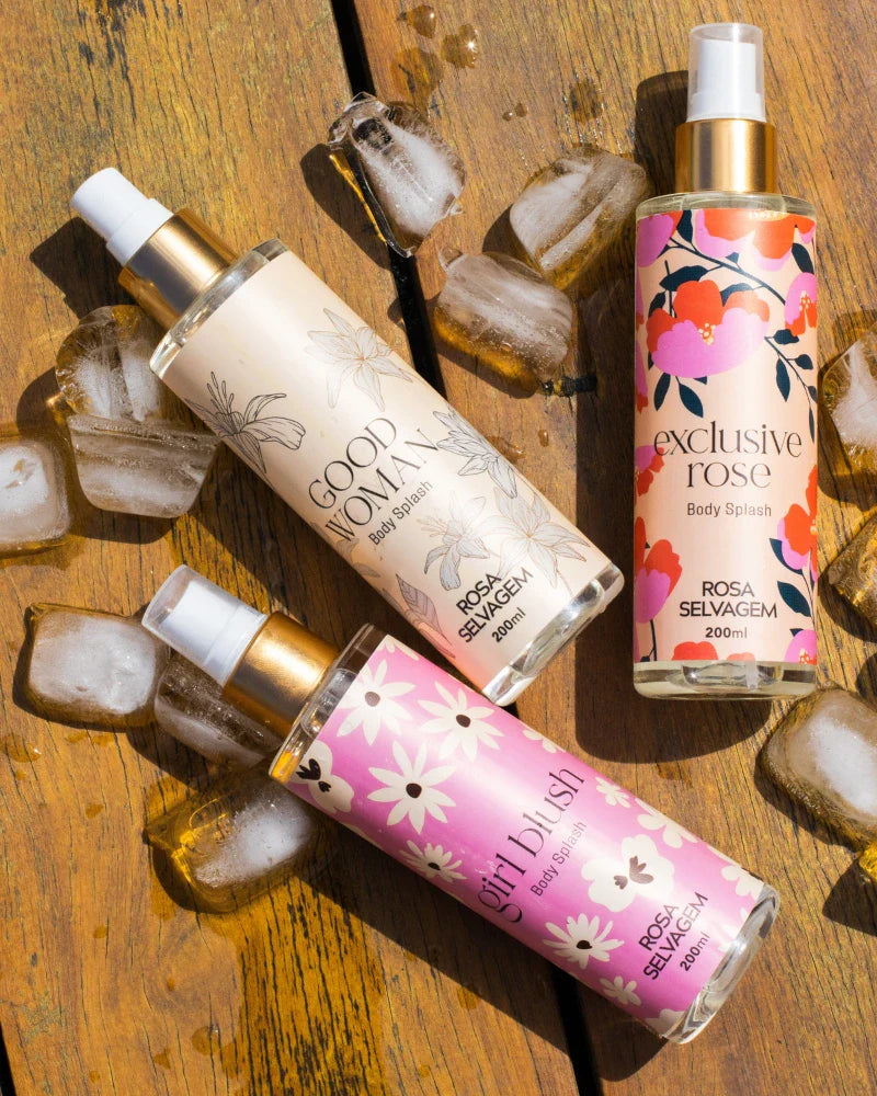 Kit 3 Body Splashes + Óleo Clareador