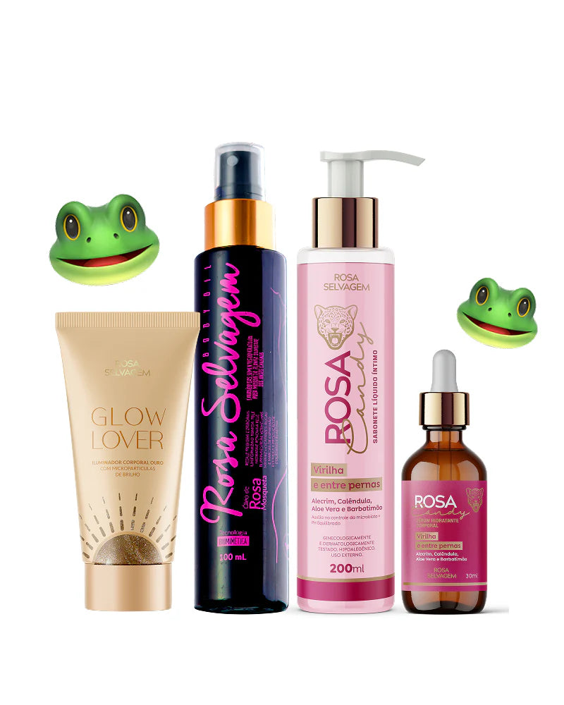 LiveShop - Kit verão - Clareador de ppk + Iluminador gold