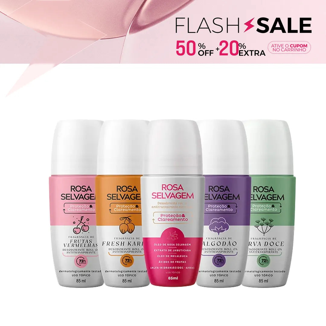 Summer Sale - Kit desodorante clareador completo