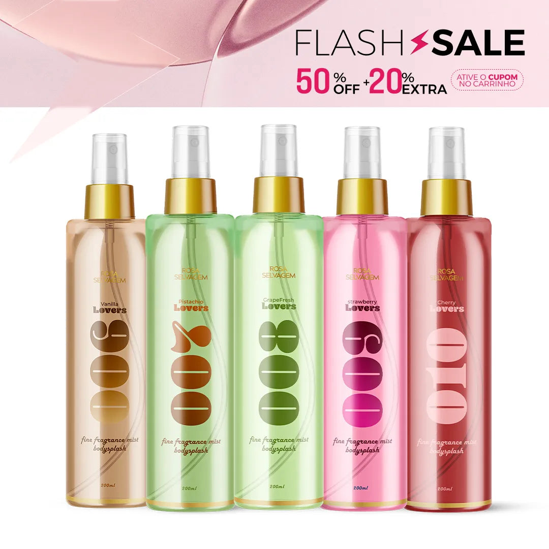 Summer Sale - Kit body splash roas lovers - 006 a 010